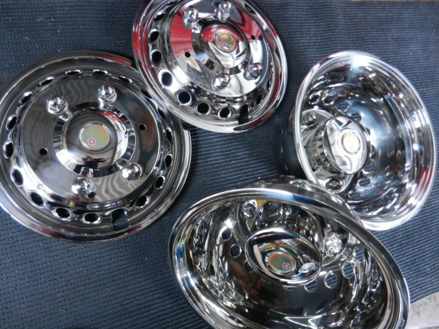 Mercedes Sprinter 16″ Stainless Steel Wheel Covers Country Road RV